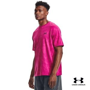 Men's UA Velocity Jacquard Short Sleeve L Pink